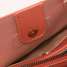Carica l&#39;immagine nel visualizzatore di Gallery, Borsa shopper con manici a contrasto - Corallo | Mimì-Muà Firenze
