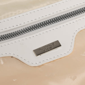 Borsa a spalla bicolor - Panna/ Verde militare | Mimì-Muà Firenze