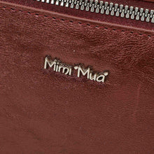 Carica l&#39;immagine nel visualizzatore di Gallery, Borsa a tracolla effetto laminato - Bordeaux | Mimì-Muà Firenze

