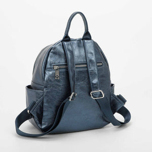 Zaino effetto laminato - Blu | Mimì-Muà Firenze