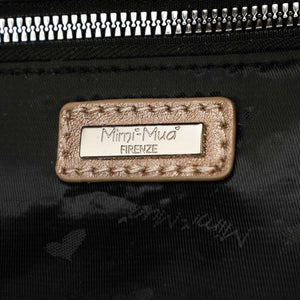 Borsa a busta effetto laminato - Oro | Mimì-Muà Firenze