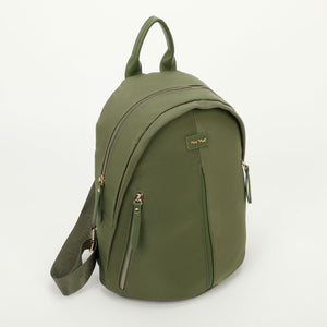 Zaino in nylon morbido - Verde oliva | Mimì-Muà Firenze
