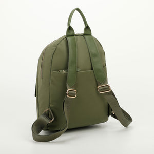 Zaino in nylon morbido - Verde oliva | Mimì-Muà Firenze