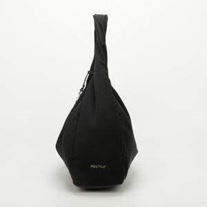 Borsa hobo a spalla in nylon morbida - Nero | Mimì-Muà Firenze