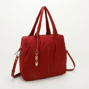 Borsa a spalla in nylon morbida - Bordeaux | Mimì-Muà Firenze