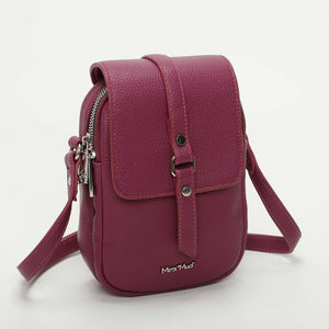 Borsa a tracolla porta cellulare con patta - Mora | Mimì-Muà Firenze