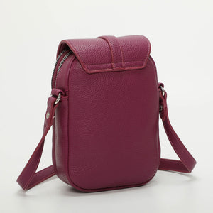Borsa a tracolla porta cellulare con patta - Mora | Mimì-Muà Firenze