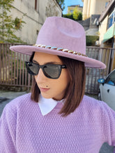 Carica l&#39;immagine nel visualizzatore di Gallery, Cappello Falda Larga Nabuk Diva Lilac
