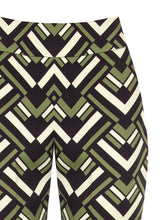 Carica l&#39;immagine nel visualizzatore di Gallery, Pantaloni Motivo Geometrico - Verde | Rinascimento Pantalone
