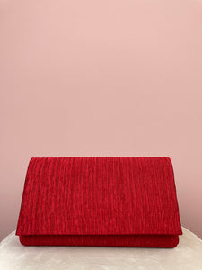 Pochette côtelé - Red Velvet