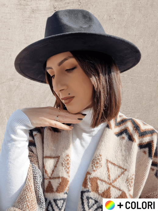 Cappello Falda Larga Nabuk Diva