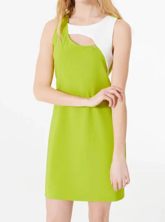 Abito con dettaglio cut-off Lime | Rinascimento