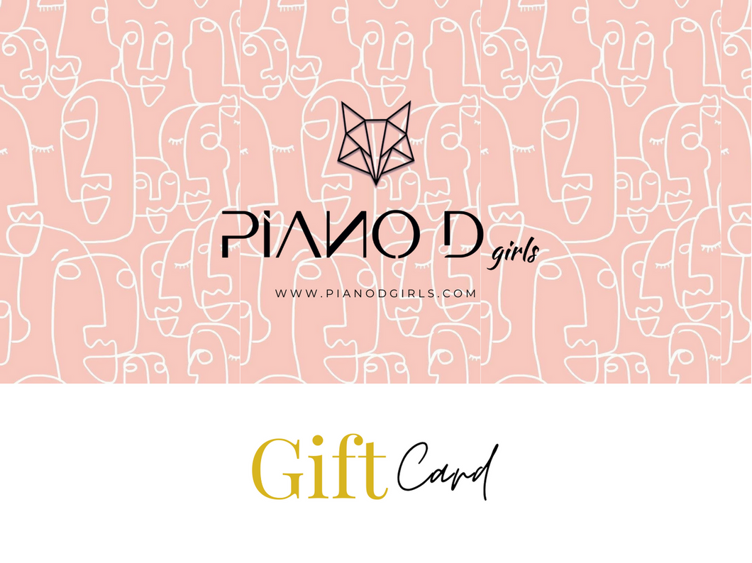 Piano D | PIANO Gift Card | €50,00 EUR | Buono regalo